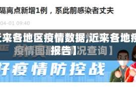 【近来各地区疫情数据,近来各地疫情报告】