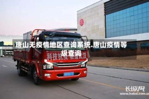 唐山无疫情地区查询系统.唐山疫情等级查询