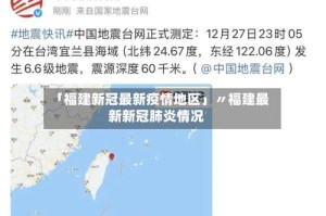 「福建新冠最新疫情地区」〃福建最新新冠肺炎情况