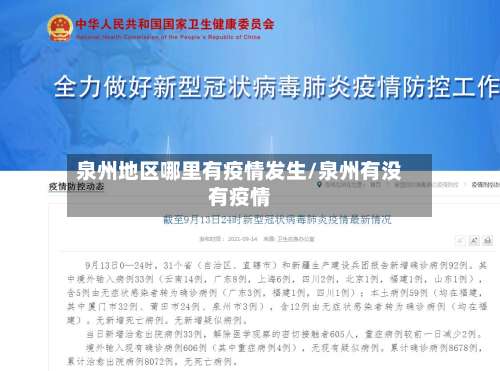 泉州地区哪里有疫情发生/泉州有没有疫情-第3张图片