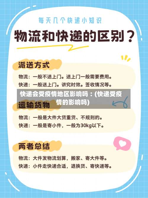 快递会受疫情地区影响吗︰(快递受疫情的影响吗)-第1张图片