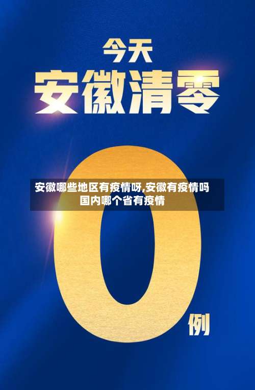 安徽哪些地区有疫情呀,安徽有疫情吗国内哪个省有疫情-第2张图片